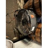 CIRCULAR FAN ON WHEELS 28" ACROSS
