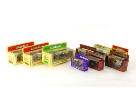 A collection of four boxed Lledo Days Gone die cast models of vehicles together with four Models of Yesteryear boxed and a Ca