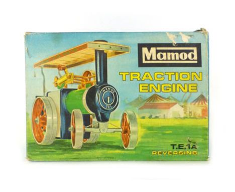 A Mamod T.E.1A traction engine, with original box 