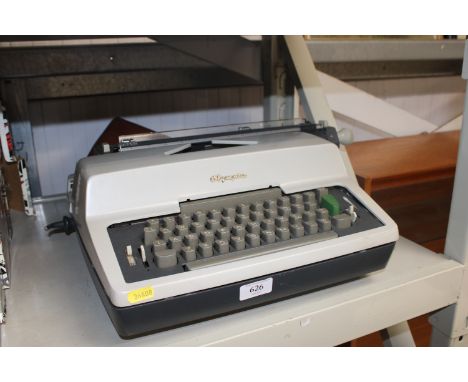 An Olympia portable typewriter