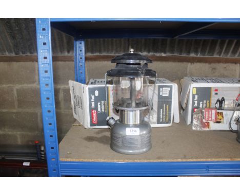 A Coleman dual fuel lantern
