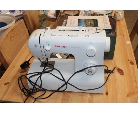 A Singer electric sewing machine