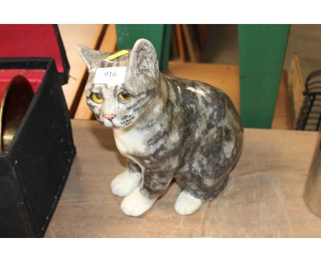 A Winstanley pottery cat