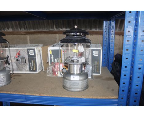 A Coleman dual fuel lantern
