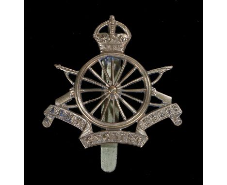 Cap badge to the Army Cyclist Corps, sixteen spoke version, slider to the reverse, K&amp;K 1871