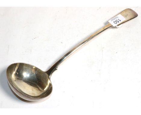 A George III silver ladle