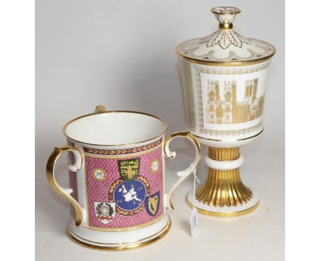 A limited edition Spode ''The York Minster Chalice 1972'', number 184 of 200, commissioned by Mulberry Hall of York; and a li