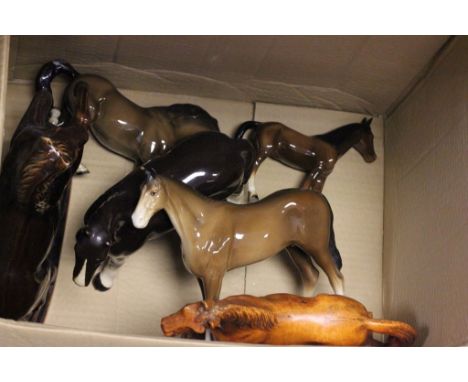 Group of Ceramic Horses