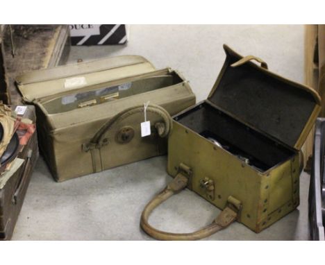 A collection of tools in two cases 