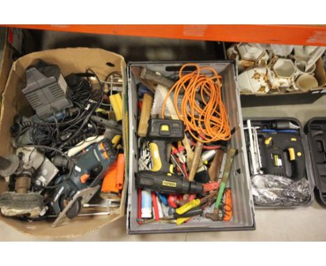 Two Boxes of Mixed Tools