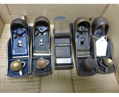 Five vintage planes, including Stanley 