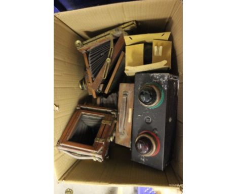 Group of Early 20th century Camera Parts