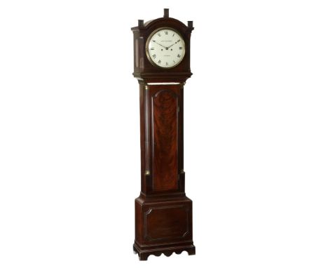 A Regency mahogany eight-day longcase clock The dial signed for Andrew Bateman  A Regency mahogany eight-day longcase clock T