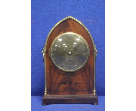 A GRIFFIN AND ADAM GOTHIC STYLE MANTLE CLOCK