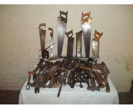 A LARGE SELECTION OF TOOLS