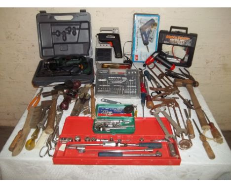 A LARGE SELECTION OF TOOLS
