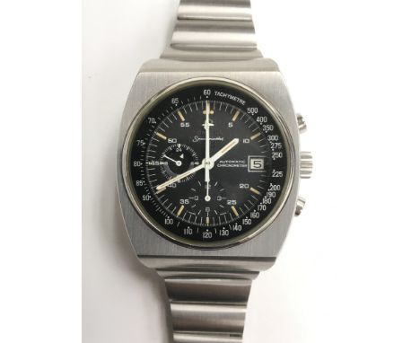 A vintage 1970s Omega Speedmaster 125, one of the most iconic watches produced by Omega, celebrating the 125th anniversary of
