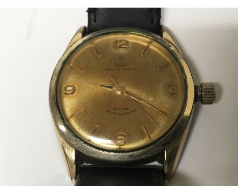 A Vintage Tudor Oyster Prince Rotor self-winding Watch. Seen working.