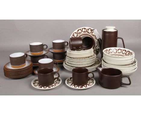 Two part tea/coffee sets. J &amp; G Meakin 'Maidstone' &amp;  Hornsea 'Lancaster Vitramic'  