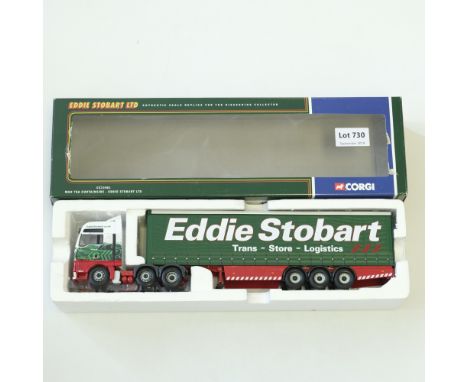 Manufacturer  - Corgi | Description - MAN TGA Curtainside Trailer - Eddie Stobart LTD  | Stock Code - CC13401 | Model Conditi