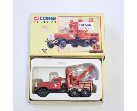 Manufacturer  - Corgi | Description - Diamond T Wrecker - BRS | Stock Code - 55604 | Model Condition - 5/5 | Box Condition - 