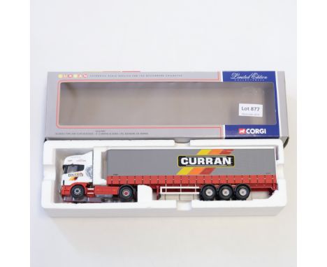 Manufacturer  - Corgi | Description - Scania Topline Curtainside - D.Curran &amp; Sons LTD | Stock Code - CC12907 | Model Con