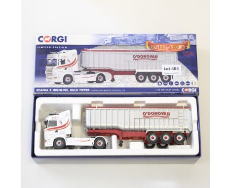 Manufacturer  - Corgi | Description - Scaina R Highline Bulk Tipper - O Donovan LTD | Stock Code - CC13771 | Model Condition 