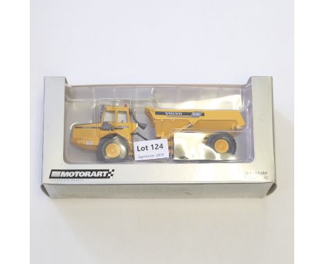 Manufacturer  - Motorart | Description - Volvo A25C Dump Truck | Stock Code - 100065 | Model Condition - 4/5 | Box Condition 