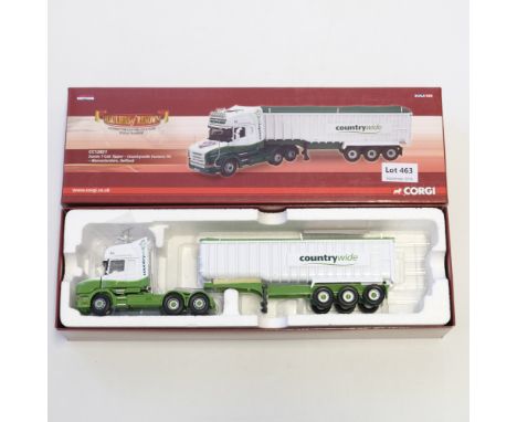Manufacturer  - Corgi | Description - Scania T Cab Tipper - Countrywise Farmers Plc | Stock Code - CC12821 | Model Condition 
