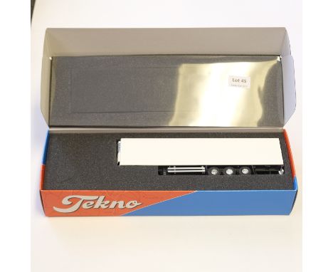 Manufacturer  - Tekno | Description - 3 Axle Fridge Trailer - Tekno Basics | Stock Code - 54966 | Model Condition - 5/5 | Box