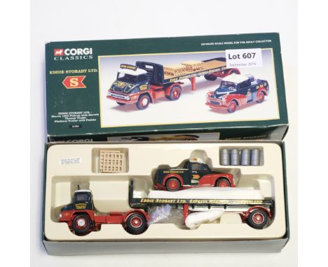 Manufacturer  - Corgi | Description - Thames Trader With Trailer &amp; Morris 1000 - Eddie Stobart | Stock Code - 31704 | Mod