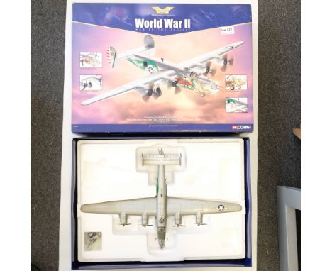 Manufacturer  - Corgi | Description - B-24J Liberator 64th BS 43RD BG 1945 | Stock Code - AA34001 | Model Condition - 3/5 | B