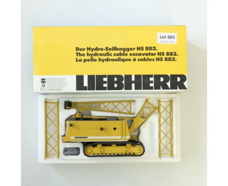 Manufacturer  - Conrad | Description - Liebherr Hydraulic Cable Excavator HS 883 | Stock Code - 2831 | Model Condition - 4/5 