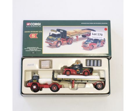 Manufacturer  - Corgi | Description - Thames Trader With Trailer &amp; Morris 1000 - Eddie Stobart | Stock Code - 31704 | Mod