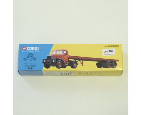 Manufacturer  - Corgi | Description - Scammell Highwayman &amp; 33ft Trailer Set - Siddle C Cook LTD | Stock Code - 16401 | M