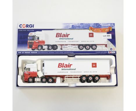 Manufacturer  - Corgi | Description - DAF XF Fridge Trailer - Blair International | Stock Code - CC14118 | Model Condition - 