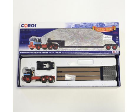 Manufacturer  - Corgi | Description - Atkinson Venture Low Loader - W.H. Malcolm | Stock Code - CC12516 | Model Condition - 5