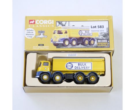 Manufacturer  - Corgi | Description - Foden S21 Closed Tipper - Blue Circle Cement | Stock Code - 14501 | Model Condition - 5