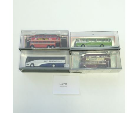 Manufacturer  - Corgi | Description - 4 Assorted Boxed Coach Models | Stock Code -  | Model Condition - 4/5 | Box Condition -