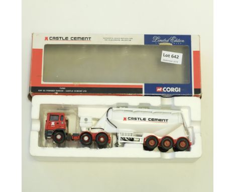 Manufacturer  - Corgi | Description - Castle Cement LTD ERF EC Powder Tanker | Stock Code - 74903 | Model Condition - 4/5 | B