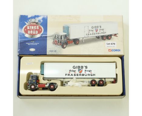 Manufacturer  - Corgi | Description - Atkinson Borderer Fridge Trailer - Gibbs of Fraserburgh | Stock Code - CC12503 | Model 