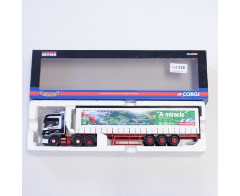 Manufacturer  - Corgi | Description - Scania Topline Curtainside - Westfield Transport LTD | Stock Code - CC12924 | Model Con