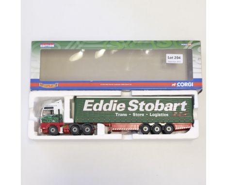 Manufacturer  - Corgi | Description - MAN TGA XXL Curtainside - Eddie Stobart Ltd | Stock Code - CC13415 | Model Condition - 