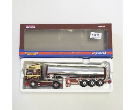 Manufacturer  - Corgi | Description - DAF XF Space Cab General Purpose Tanker - William Nicol Transport | Stock Code - CC1322