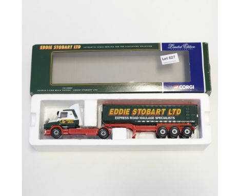 Manufacturer  - Corgi | Description - Scania T Cab Bulk Tipper - Eddie Stobart Ltd  | Stock Code - CC12802 | Model Condition 