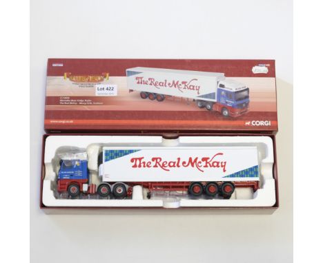 Manufacturer  - Corgi | Description - Mercedes Benz Fridge Trailer - The Real McKay | Stock Code - CC13818 | Model Condition 