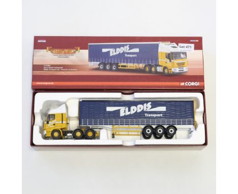 Manufacturer  - Corgi | Description - Iveco Stralis Curtainside - Elddis Transport LTD | Stock Code - CC15001 | Model Conditi