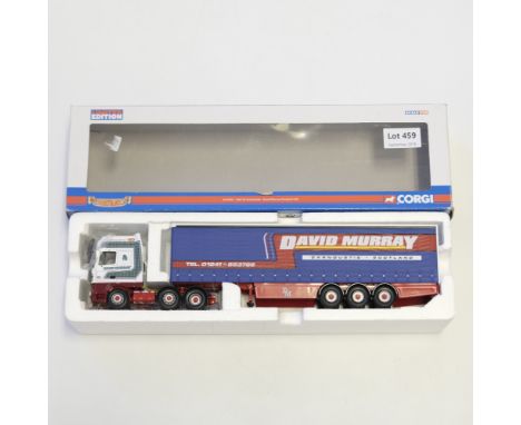 Manufacturer  - Corgi | Description - DAF XF Curtainside - David Murray Transport Ltd | Stock Code - CC13229 | Model Conditio