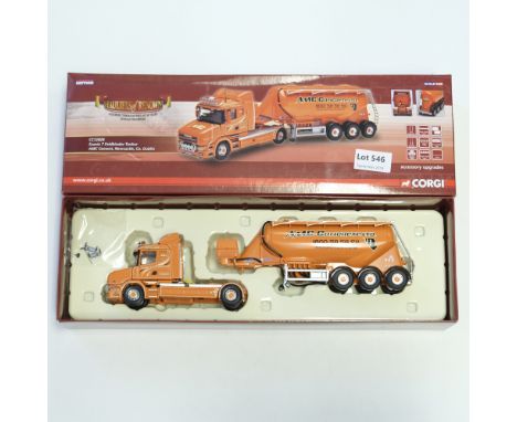 Manufacturer  - Corgi | Description - Scania T Feldbinder Tanker - AMC Cement | Stock Code - CC12828 | Model Condition - 5/5 