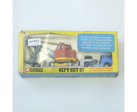 Manufacturer  - Corgi | Description - Bedford Machinery Carrier and Priestman Cub Shovel | Stock Code - N/A | Model Condition